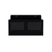 RS Pro 54-Inch Top Hutch — Rear View with Cord Grommets