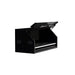 Homak 54" RS Pro Hutch, Midnight Black — Right-Front Angle
