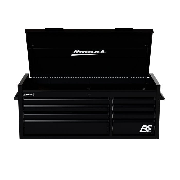 Homak 54" RS Pro 8-Drawer Top Chest in Midnight Black
