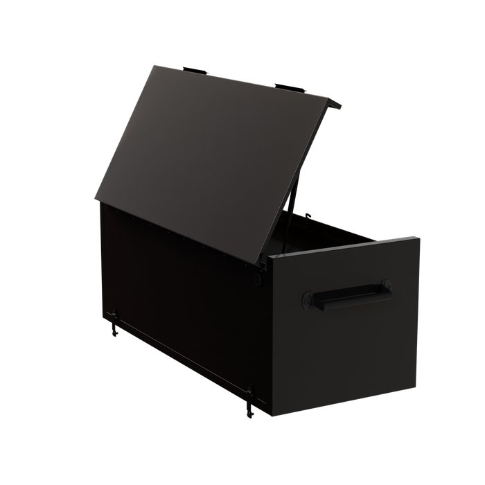 Homak 54" RS Pro 8-Drawer Top Chest in Midnight Black - 120d view
