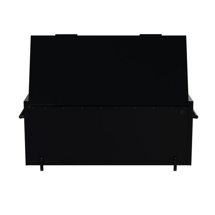 Homak 54" RS Pro 8-Drawer Top Chest in Midnight Black - 180d_REAR view