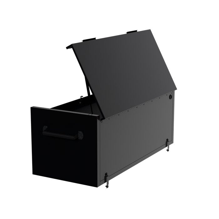 Homak 54" RS Pro 8-Drawer Top Chest in Midnight Black - 240d view