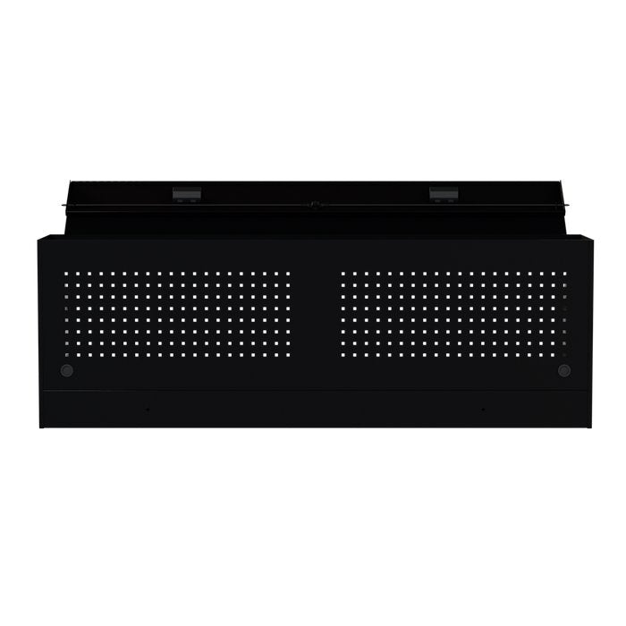 RS Pro 72-Inch Top Hutch - Rear View with Cord Grommets