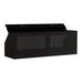 Midnight Black RS Pro Top Hutch, 72-Inch - Rear-Left Angle