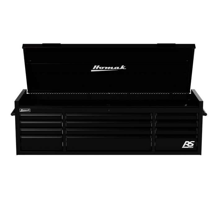 Homak 72" RS Pro 12-Drawer Top Chest in Midnight Black
