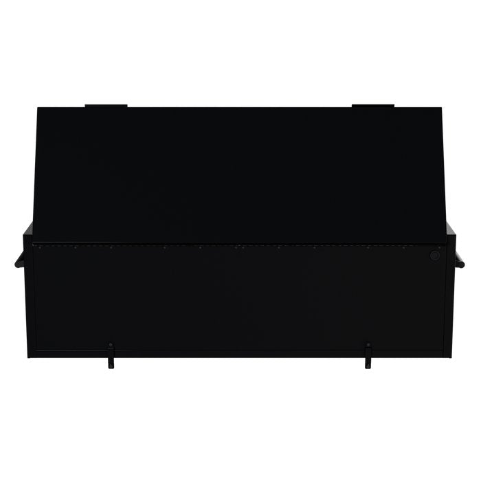 Homak 72" RS Pro 12-Drawer Top Chest in Midnight Black - 180d_REAR view