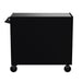 Homak 41" RS Pro 9-Drawer Rolling Cabinet in Midnight Black - 180d_REAR view