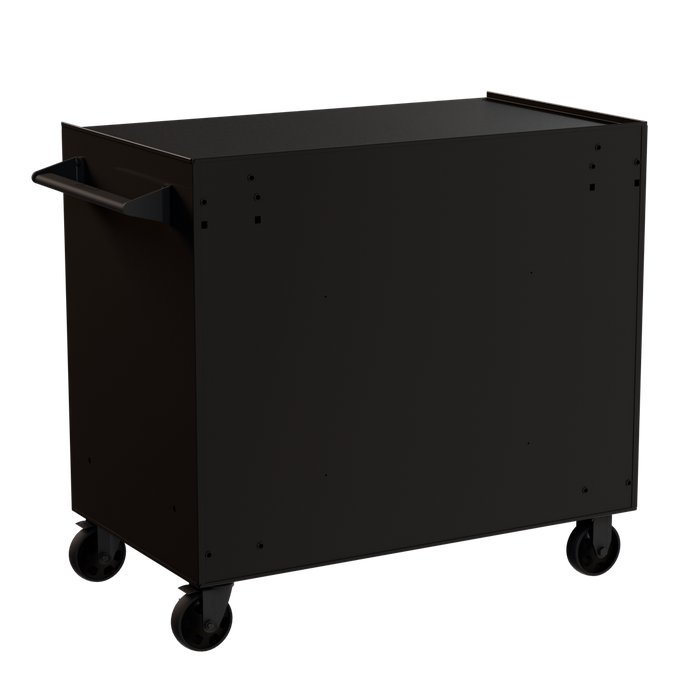 Homak 41" RS Pro 9-Drawer Rolling Cabinet in Midnight Black - 210d view
