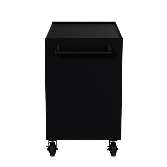 Homak 41" RS Pro 9-Drawer Rolling Cabinet in Midnight Black - 270d_R view
