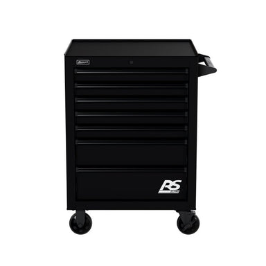 Homak 27" RS Pro 7-Drawer Roller Cabinet in Midnight Black