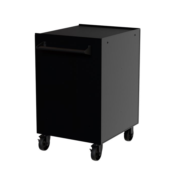 Homak 27" RS Pro 7-Drawer Roller Cabinet in Midnight Black - 240d view