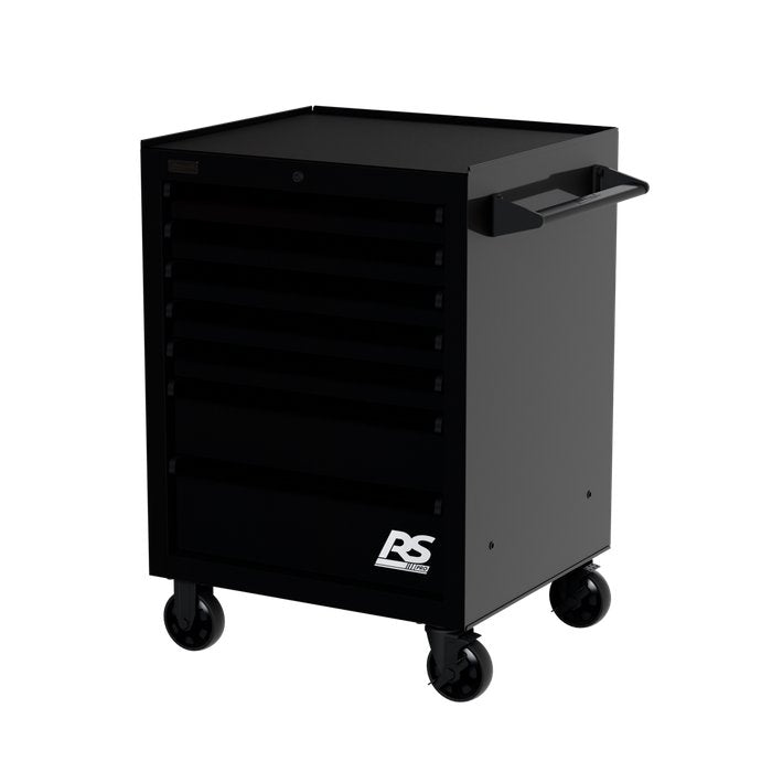 Homak 27" RS Pro 7-Drawer Roller Cabinet in Midnight Black - 330d view