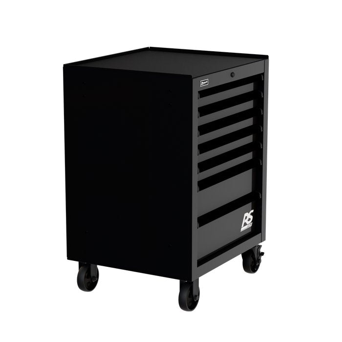 Homak 27" RS Pro 7-Drawer Roller Cabinet in Midnight Black - 60d view