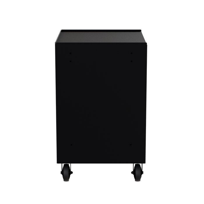 Homak 27" RS Pro 7-Drawer Roller Cabinet in Midnight Black - 90d_L view