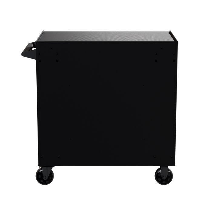 36-Inch RS Pro Rolling Cabinet - Rear View with Push Handle