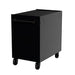 Homak 36" Rolling Cabinet - Left-Rear Perspective