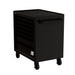 RS Pro Steel Rolling Cabinet, 36-Inch - Left-Front Angle