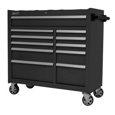 Homak 41" SI Roller Cabinet - Entry-Point Industrial Roller in Midnight Black