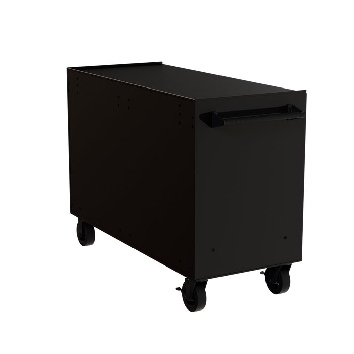 Homak 54" RS Pro 10-Drawer Rolling Cabinet in Midnight Black - 120d view