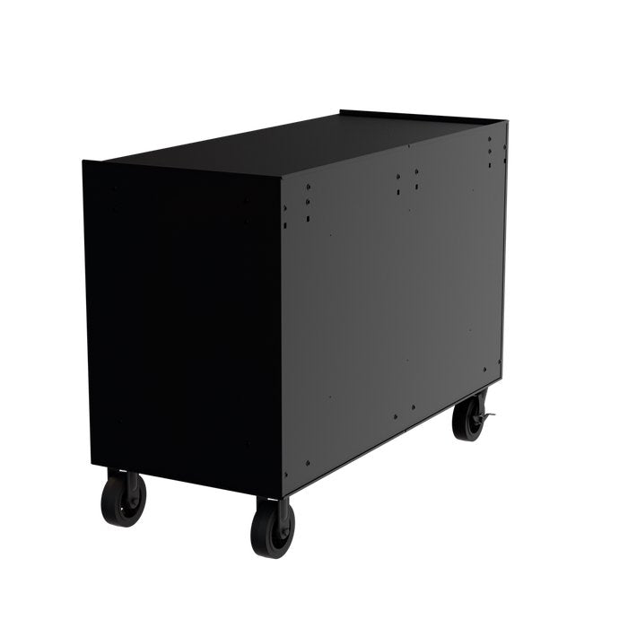 Homak 54" RS Pro 10-Drawer Rolling Cabinet in Midnight Black - 240d view