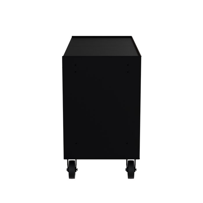 Homak 54" RS Pro 10-Drawer Rolling Cabinet in Midnight Black - 270d_R view