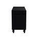 Homak 54" RS Pro 10-Drawer Rolling Cabinet in Midnight Black - 90d_L view