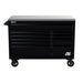 Homak 54" RS Pro 10-Drawer Rolling Cabinet with Stainless Steel Top in Midnight Black