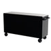 Homak 72" RS Pro 16-Drawer Rolling Cabinet with Stainless Steel Top in Midnight Black - 150d view