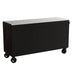 Homak 72" RS Pro 16-Drawer Rolling Cabinet with Stainless Steel Top in Midnight Black - 210d view
