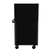Homak 35 inch RS Pro 7-Drawer Cart in Midnight Black at 180d rear