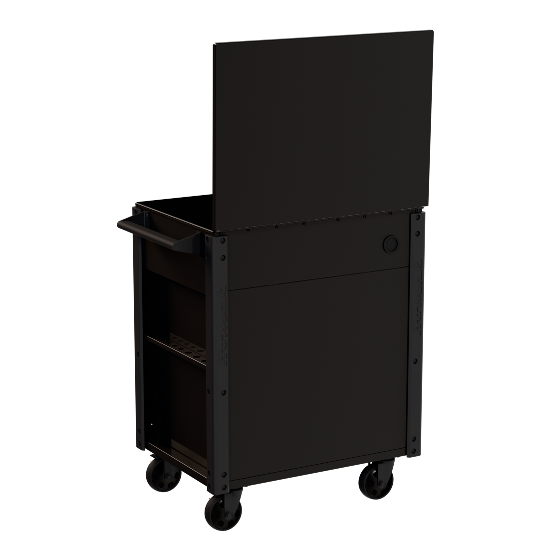 Homak 35 inch RS Pro 7-Drawer Cart in Midnight Black at 210d