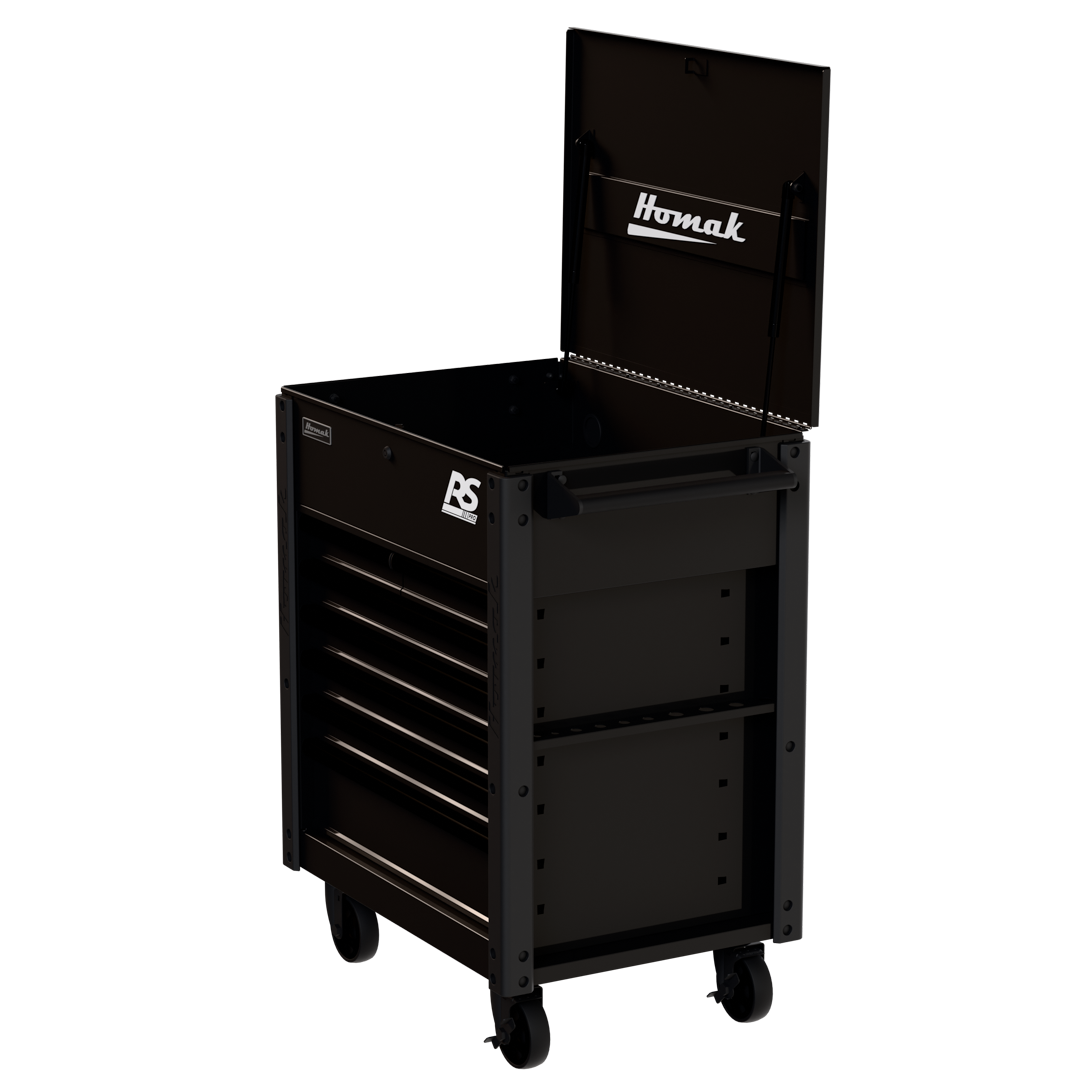 Homak 35 inch RS Pro 7-Drawer Cart in Midnight Black at 300d
