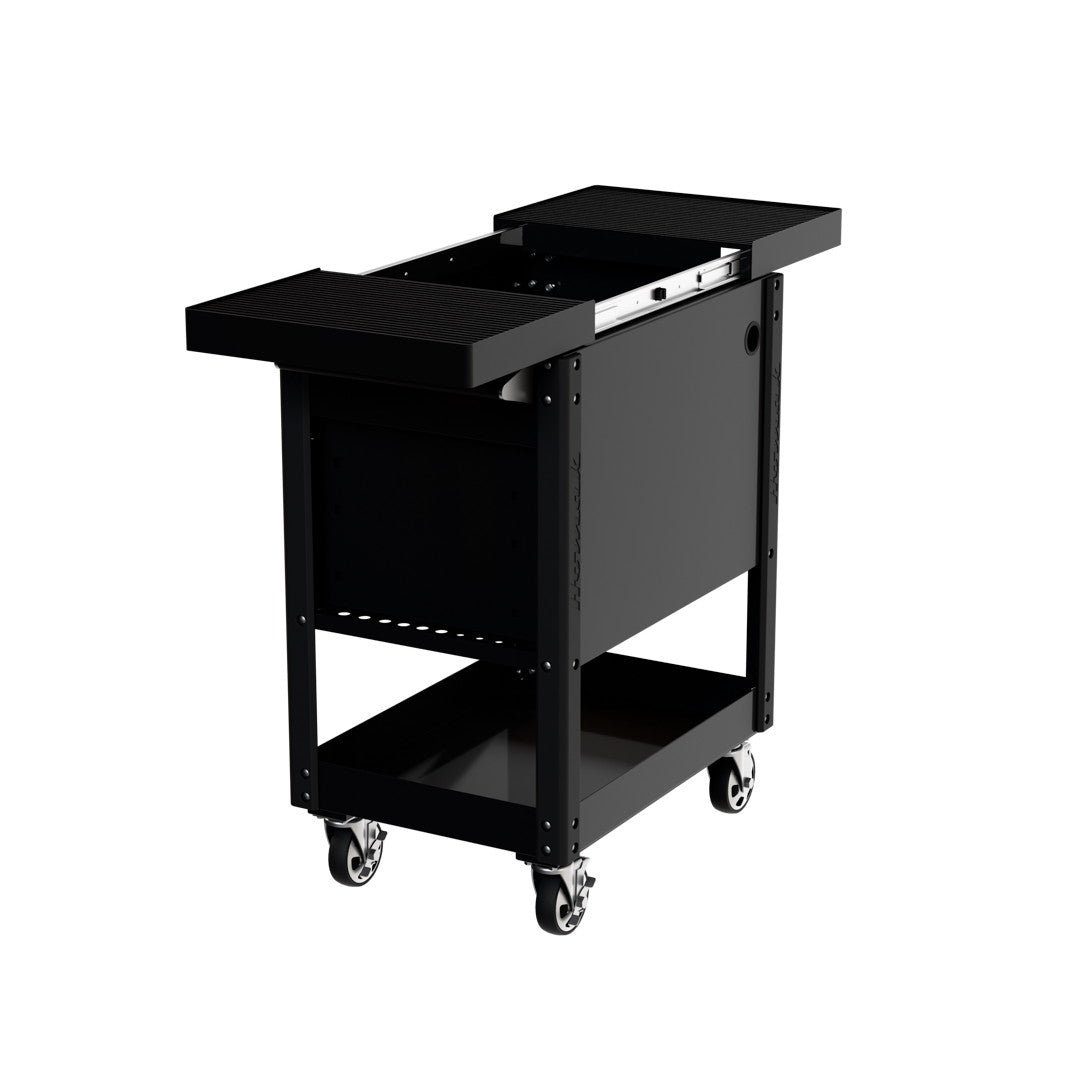 Homak 35 inch Pro Series Slide-Top Service Cart in Midnight Black