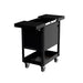Homak 35 inch Pro Series Slide-Top Service Cart in Midnight Black