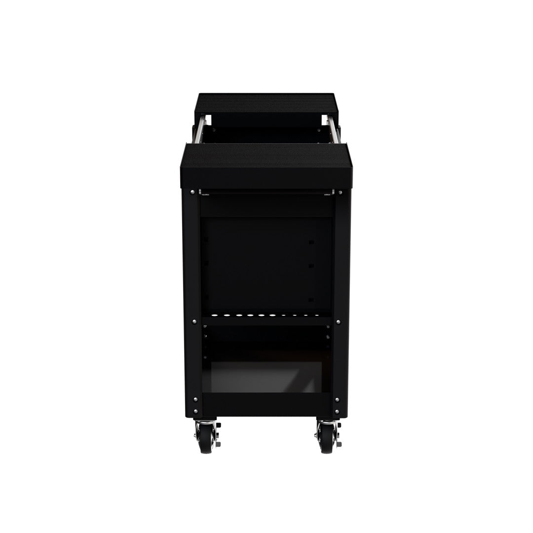 Homak 35 inch Pro Series Slide-Top Service Cart in Midnight Black