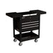 Homak 35 inch Pro Series Slide-Top Service Cart in Midnight Black