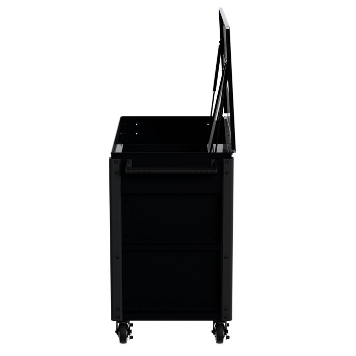 Homak 44" Powered 8-Drawer Cart - Direct Right Side