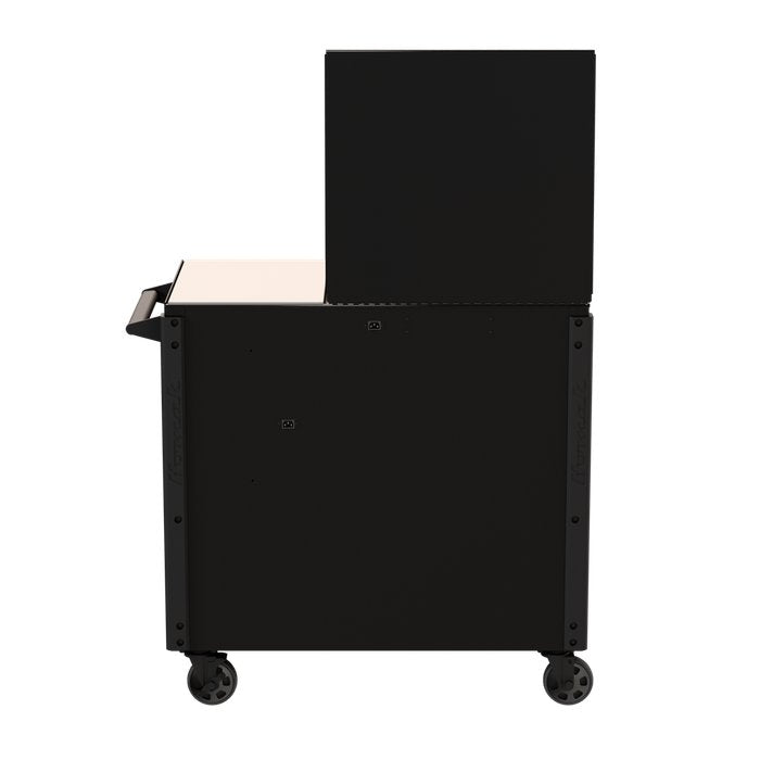 44-Inch RS Pro Power Service Cart - Rear View with Push Handle