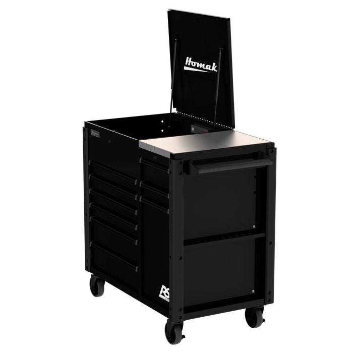 RS Pro Steel Power Service Cart, 44-Inch - Left-Front Angle