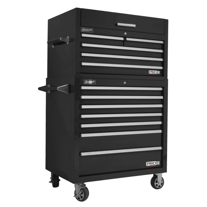 Homak 36-Inch Pro II Combo in Midnight Black