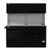 Homak 72" CTS Combo in Midnight Black with Toolboard Backsplash