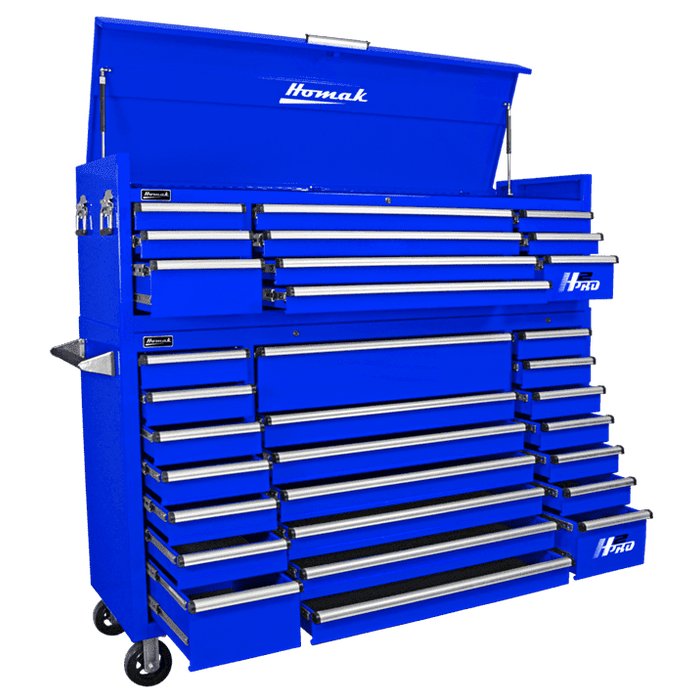 Homak 72-Inch H2Pro 31-Drawer Combo in Rally Sport Blue