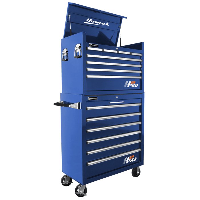 Homak 36-Inch H2Pro Combo in Rally Sport Blue