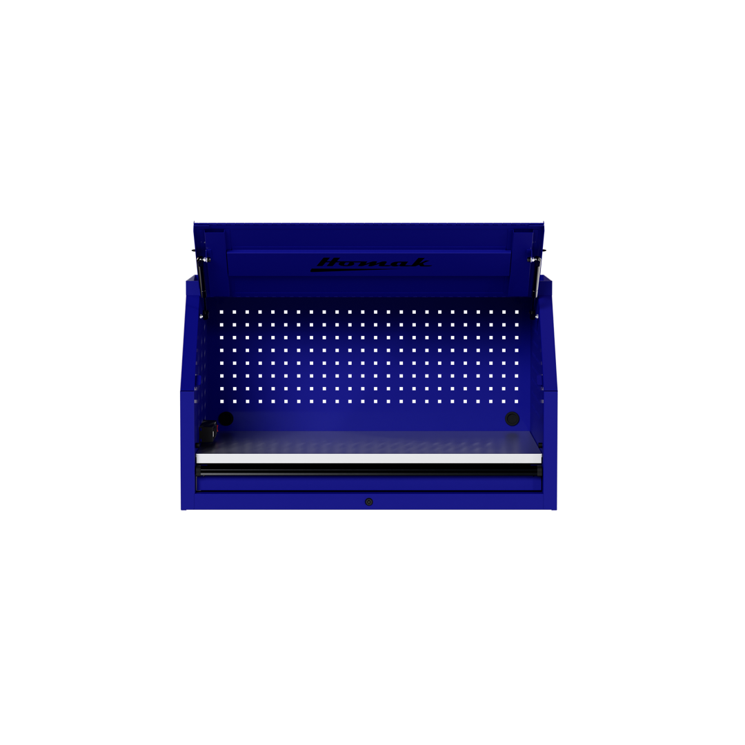 Homak 41 inch RS Pro Top Hutch in Rally Sport Blue