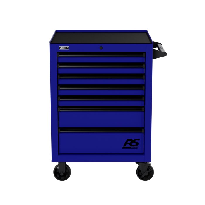 Homak 27" RS Pro 7-Drawer Roller Cabinet in Rally Sport Blue