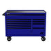 Homak 54" RS Pro 10-Drawer Rolling Cabinet in Rally Sport Blue