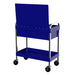 Homak 34-Inch 1-Drawer Flip-Top Service Cart with Lockable Lid in Rally Sport Blue, alternate view