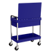 Homak 34-Inch 1-Drawer Flip-Top Service Cart with Lockable Lid in Rally Sport Blue, alternate view