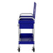 Homak 34-Inch 1-Drawer Flip-Top Service Cart with Lockable Lid in Rally Sport Blue, alternate view