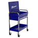 Homak 34-Inch 1-Drawer Flip-Top Service Cart with Lockable Lid in Rally Sport Blue, alternate view